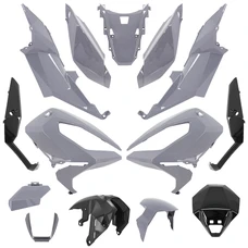 CARROSSERIE/CARENAGE MAXISCOOTER ADAPTABLE HONDA 750 X-ADV 2021>2024 GRIS NARDO (KIT 14 PIECES) -P2R