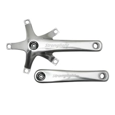 MANIVELLE DROITE + GAUCHE STRONGLIGHT TRACK 2000 PISTE / FIXIE L 165mm POUR PLATEAU 144