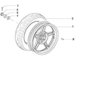 Roue arrière