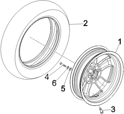 Roue avant