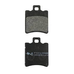 PLAQUETTE DE FREIN NEWFREN POUR MBK 50 BOOSTER AV, STUNT AV, NITRO AV/AR / YAMAHA 50 BW'S NG 1996> AV / PEUGEOT 50 BUXY 1994> AV / PIAGGIO 50 ZIP, NRG, TYPHOON AV (FD0196BE) (ELITE ORGANIQUE)