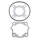 JOINT HAUT MOTEUR 50 A BOITE P2R POUR HAUT MOTEUR P2R DERBI 50 SENDA/GPR -REF. 939- (POCHETTE)