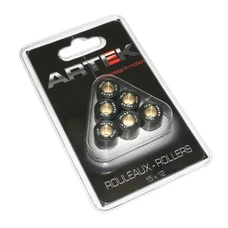 VARIATOR ROLLERS FOR SCOOT ARTEK K1  15x12  7,5g  (x6)  FOR  MBK 50 BOOSTER, NITRO, OVETTO, STUNT/YAMAHA 50 BWS, AEROX, NEOS