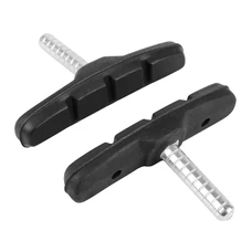 BRAKE PADS FOR MTB - SMOOTH STUD SYMETRIC-FIBRAX 70mm BLACK (PAIR ON CARD)