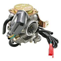 CARBURATEUR SCOOT ADAPTABLE SCOOT 50 CHINOIS 4T GY6,139QMB/PEUGEOT 50 KISBEE 4T, V-CLIC 4T/KYMCO 50 AGILITY 4T/SYM 50 ORBIT 4T/BAOTIAN 50 BT49QT 4T (DIAM 18mm ORIGINE) -P2R QUALITE ECO