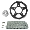 CHAIN AND SPROCKET KIT FOR HONDA 600 VT SHADOW 1986>  525  16x44  (BORE Ø 80/110/10.5)  (OEM SPECIFICATION)  -AFAM-