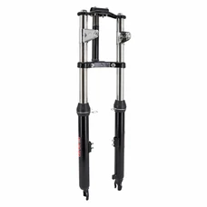FOURCHE CYCLO EBR POUR PEUGEOT 103 SP 17 POUCES NOIR (DIAM 28 mm) (QUALITE 100% MADE IN ITALY)