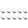COLLIER DE SERRAGE METAL A CREMAILLERE 10 A 16mm (SACHET DE 10 PIECES) LARGEUR 9mm -SELECTION P2R