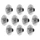 CASSETTE 9V. SUNRACE M96 11-32 VTT POUR SHIMANO/SRAM NICKEL (11-12-14-16-18-21-24-28-32) (VENDU AU CARTON DE 10)