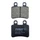 BRAKE PADS - TRW FOR DERBI 125 BOULEVARD S 2007> Front / PEUGEOT 125 SATELIS 2004> Rear / ITALJET 50 JET SET 2002> Front / YAMAHA 50 DT R 2002>2013 Rear / BETA RR 2012 Front (MCB735 LC)