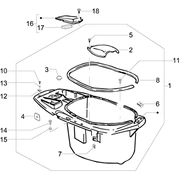 Logement casque - Dessous de selle