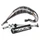 POT 50 A BOITE VOCA CROSS ROOKIE POUR BETA 50 RR 2012>2020 (PASSAGE HAUT DROIT - SILENCIEUX ALU NOIR)