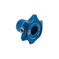 MOLETTE DE REGLAGE DE GARDE DE FREIN AVANT KRM POUR LEVIER DE MAITRE CYLINDRE RADIAL ALUMINIUM CNC BLEU