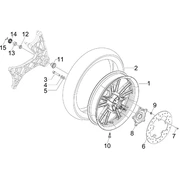 Roue arrière