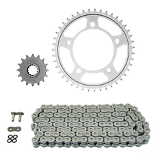 KIT CHAINE ADAPTABLE HONDA 600 CB F HORNET 2007>2013 525 16x43 (DIAM COURONNE 112/138/12.25) (DEMULTIPLICATION ORIGINE) -AFAM