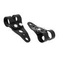 HEADLIGHT HOLDER FOR MOPED MBK 51/MOTOBECANE/PEUGEOT 103 BLACK (Ø 26/28mm) (PAIR) -SELECTION P2R