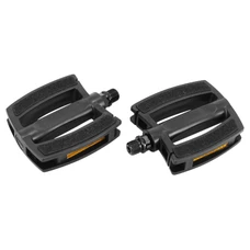 PEDALE CITY MARWI NOIR RESINE AVEC INSERTS SUPER GRIP 9/16" (PAIRE SUR CARTE)