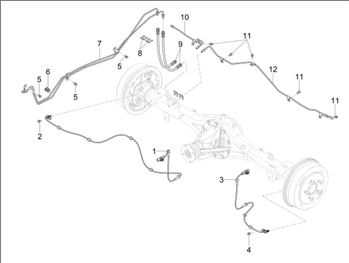 02_Tuyaux de frein arrière