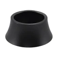 CONICAL SPACER - ERGOTEC ALUMINIUM BLACK - For MTB fork legs 1 1/8  20 mm