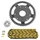 CHAIN AND SPROCKET KIT FOR DERBI 50 SENDA SM CLASSIC 1999>2002  420  13x53 (BORE Ø 53mm + OFFSET) (OEM SPECIFICATION)  -AFAM-