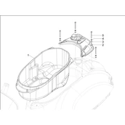 Logement casque - Dessous de selle