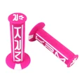 REVETEMENT POIGNEE KRM PRO RIDE SCOOT/50 A BOITE ROSE/BLANC - CLOSED END (PAIRE)