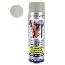 APPRET PEINTURE MOTIP PRIMER INDUSTRIEL UNIVERSEL ANTI-ROUILLE COULEUR SABLE (AEROSOL/BOMBE 500mL) (07303) FORT POUVOIR COUVRANT