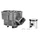 CYLINDRE PISTON FONTE ORIGINE DERBI 50 SENDA,GPR 2006</GILERA 50 SMT, RCR 2006> /APRILIA 50 RS4 2006>, RX, SX 2006> -1A0097335