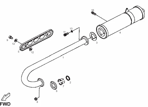 Tuyau d’échappement