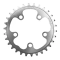 CHANRING FOR ROAD BIKE-5 arms- 30T. Ø74 TRIPLE SILVER -ALUMINIUM- 7075 STRONGLIGHT 9/10 Speed