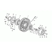 Roue AV rayons