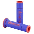 GRIP -  DOMINO ORIGINAL- ON ROAD A450 BLUE/RED OPEN END (PAIR).