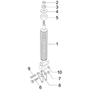 Suspension arrière - Amortisseur/s