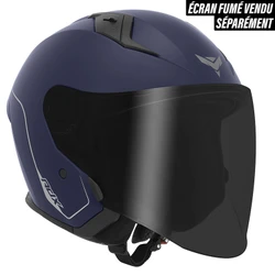 CASQUE JET ADX AJ300 BLEU MAT XXL (DOUBLE ECRAN) (ECE 22.06)