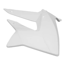 CARENAGE/CACHE RESERVOIR 50 A BOITE ADAPTABLE DERBI 50 SENDA DRD 2011> BLANC BRILLANT DROIT -P2R