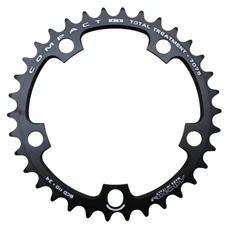 CHANRING FOR ROAD BIKE-5 arms- 34T. Ø110 "INNER" BLACK -ALUMINIUM- MICHE (SHIMANO + CAMPAGNOLO) 9/10 Speed
