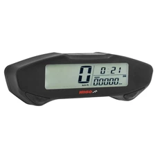 COMPTEUR KOSO DIGITAL MULTIFONCTIONS DB EX-03 BRANCHEMENT SUR BATTERIE (VITESSE, DISTANCE, COMPTEUR D'HEURE, HORLOGE, VOYANT LUMINEUX)