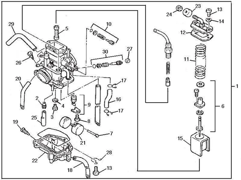 Composants de carburateur