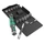 CLIQUET WERA 8009 ZYKLOP POCKET TETE ORIENTABLE COMBINEE DOUILLE 3/8 ET TOURNEVIS 1/4 (AVEC RESERVE D'EMBOUT INTEGREE) NOIR/VERT (SET 27 PIECES) -MARQUE ALLEMANDE POUR LES ATELIERS