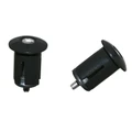 HANDLEBAR END PLUG- P2R -SCREW-ON- BLACK (PAIR) INNER Ø 18.2mm /EXT Ø 25.2mm