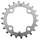 CHAINRING FOR MTB-FOR TRIPLE- 22T. Ø64 "INNER" SILVER STEEL - STRONGLIGHT -4 ARMS- 8/9 Speed