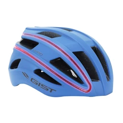 CASQUE VELO ADULTE GIST URBAIN LUXO BLEU IN-MOLD AVEC ECLAIRAGE USB 360- TAILLE 56-62 REGLAGE MOLETTE