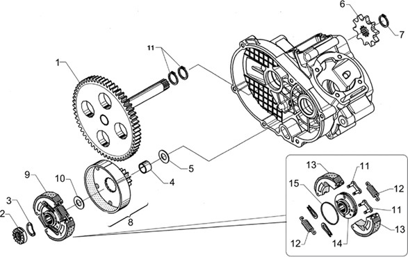 Transmission-Embrayage
