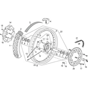 Roue arrière