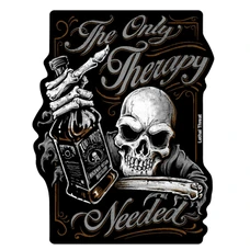 STICKER LETHAL THREAT MINI ONLY THERAPY (60x80mm)