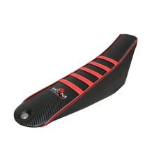 COUVRE/HOUSSE DE SELLE 50 A BOITE KRM PRO RIDE POUR BETA 50 RR 2011>2020 NOIR/ROUGE