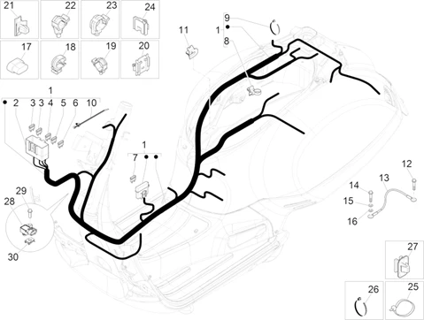 Faisceau de câbles principal