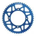 REAR CHAIN SPROCKET FOR BETA 50 RR ENDURO 2006>2018, 50 RR MOTARD 2005>2018 420 53 Teeth ALU CNC BLUE Ø 100/120/8.5) -STAGE 6