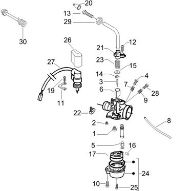 Composants de carburateur