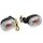TURN SIGNAL FOR SCOOT PEUGEOT 50 TKR, TREKKER, SQUAB - REAR - TRANSPARENT/BLACK (PAIR) ** -REPLAY